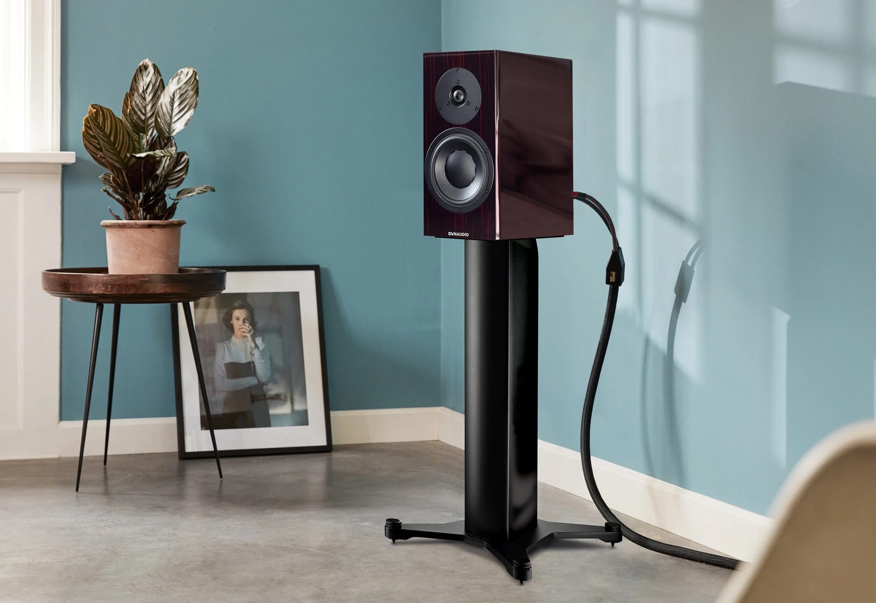 dynaudio stand20 ペア ブラック Dynaudio_stand_20_black_profil